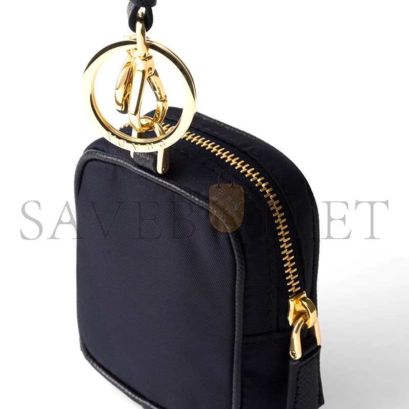 Pra*a re-edition 1978 re-nylon mini-pouch with keychain 1tt200 (7.5*6*2.5cm)